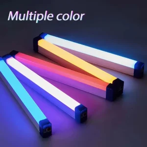 Tube lumineux coloré RGB 32cm, USB, veilleuse violette et bleue, bâton de lumière pour salle, lampe de remplissage suspendue à main, Photo Tube lumineux coloré RGB 32cm, USB, veilleuse violette et bleue, bâton de lumière pour salle, lampe de remplissage suspendue à main, Photo