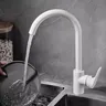 Robinet de cuisine blanc chaud et froid – vue 2