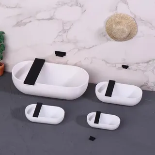 1 ensemble 1/12 maison de poupée 3D petite baignoire avec capacité de…