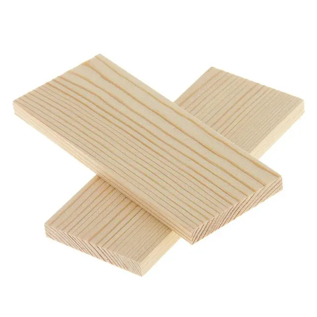 Planche rectangulaire en bois inachevé pour peintures – vue 5