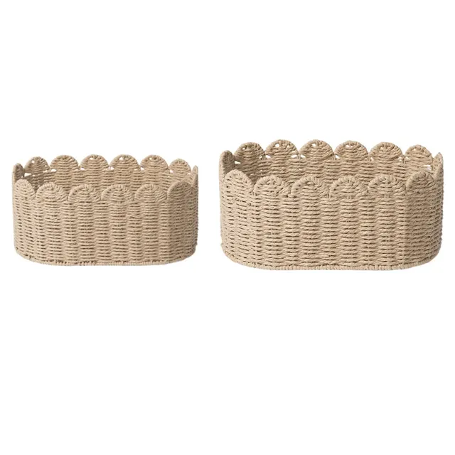 Panier de rangement tissé – vue 2