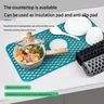 Tapis d'évier de cuisine en Silicone avec trous de… – vue 4