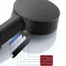 Zhangji-Pommeau de douche à effet pluie de massage noir – vue 4