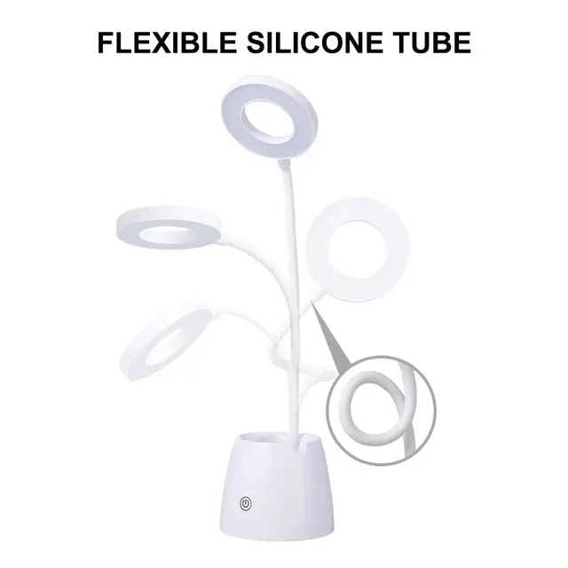 Lampe bureau LED rechargeable tactile réglable intensité… – vue 6