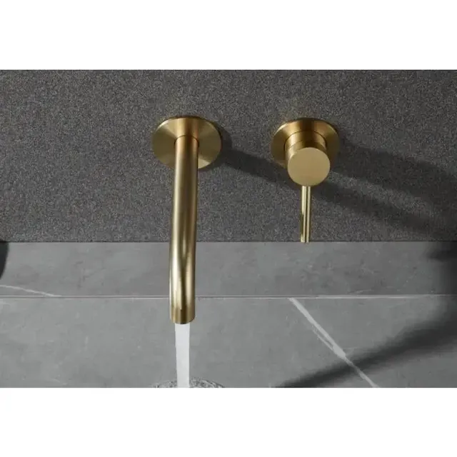 Robinet mitigeur de salle de bains en acier inoxydable – vue 4