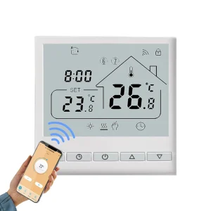 Thermostat intelligent WiFi avec écran LCD, chauffage de l’eau programmable, commande vocale Tuya, installation bricolage, température intelligente, 5 + 2, 3A Thermostat intelligent WiFi avec écran LCD, chauffage de l’eau programmable, commande vocale Tuya, installation bricolage, température intelligente, 5 + 2, 3A