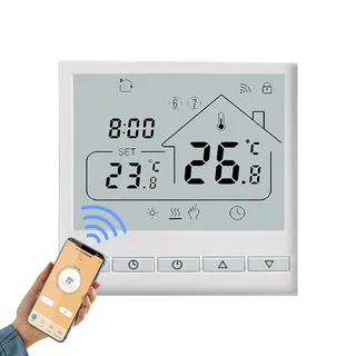 Thermostat intelligent WiFi avec écran LCD