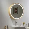 Miroirs intelligents ronds à cadre – vue 1