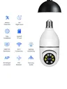 Caméra ampoule sans fil Wifi E27 caméra ampoule 360… – vue 3