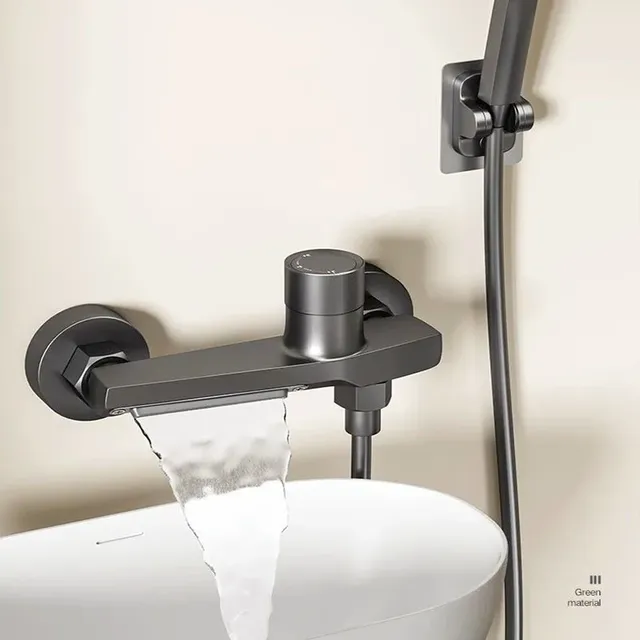 Robinets de lavabo en laiton chromé – vue 2