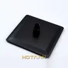 Pommeau de douche carré plaqué noir – vue 3