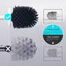 Brosse de toilette noire en Silicone TPR souple – vue 4