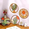 Décorations murales bohème en bois – vue 2