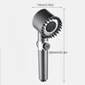 Pommeau douche main haute pression réglable arrêt bouton… – vue 2