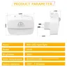 LED veilleuse ue US Plug In capteur de mouvement… – vue 2