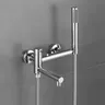 Robinets de centre commercial muraux avec ensembles de… – vue 2
