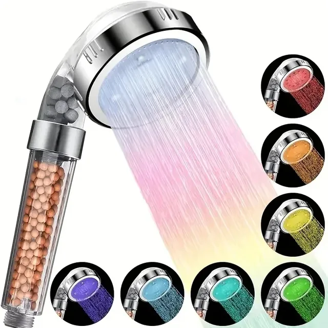 Pommeau de douche LED 3/7 couleurs