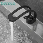 Robinets de douche en laiton chromé, ensemble de douche cascade noire, robinets de pluie, salle de bains, mitigeur dissimulé, robinet de douche mural