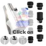 Tête de robinet de cuisine de remplacement, pulvérisateur à 9 buses, économie d&rsquo;eau, douche, lavabo de salle de bains, remplacement de robinet d&rsquo;évier