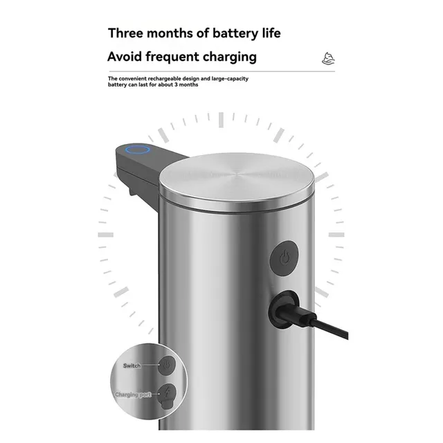 Distributeur savon automatique sans contact acier… – vue 2