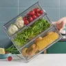 Organisateur réfrigérateur empilable transparent tiroirs… – vue 5