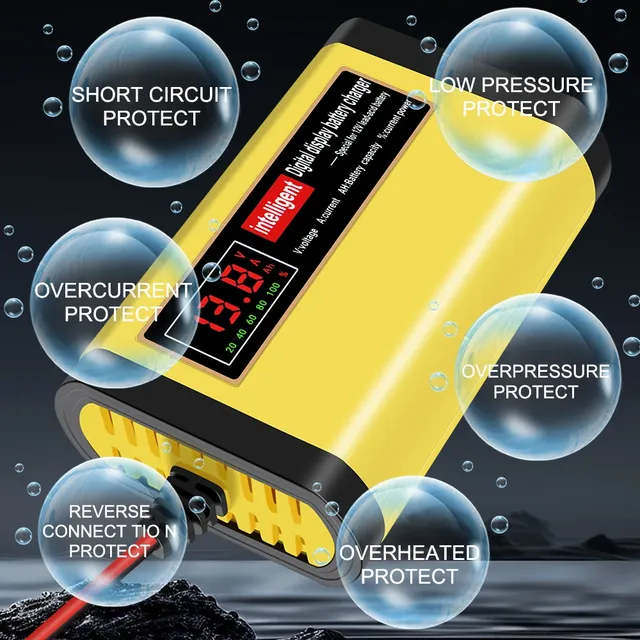Chargeur batterie 12V 2A intelligent trois étapes… – vue 6