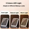 Miroir maquillage LED pliable portable cadre lumineux… – vue 2