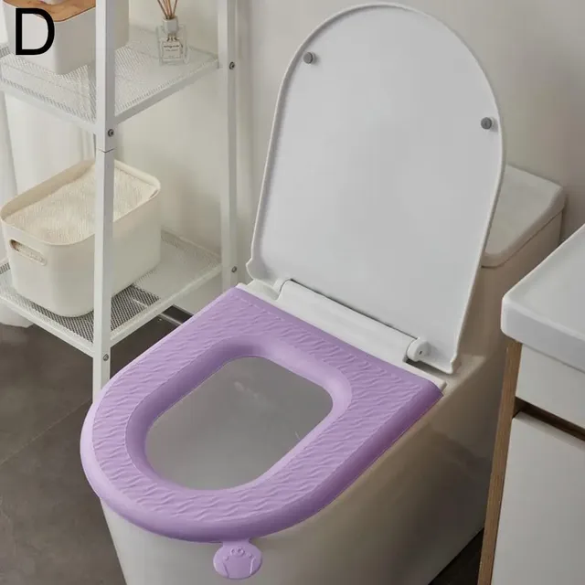 Housse siège toilette imperméable silicone souple… – vue 6