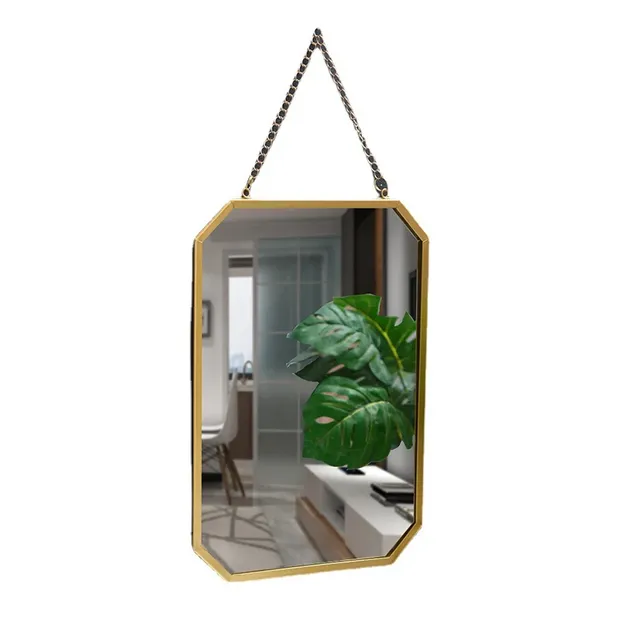 Miroir mural rectangulaire en fer de Style nordique – vue 2