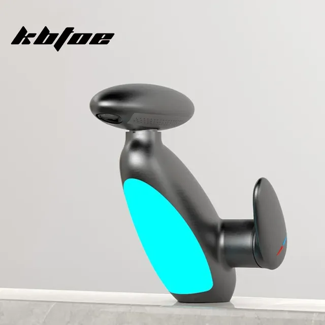Robinet de lavabo extractible avec lumière LED – vue 2