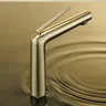 Robinet de lavabo de salle de bains sous plan tout en… – vue 2