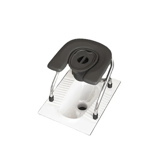 Tabouret de toilette pliable en acier inoxydable pour… – vue 6