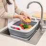 Bassin pliable grande capacité silicone…