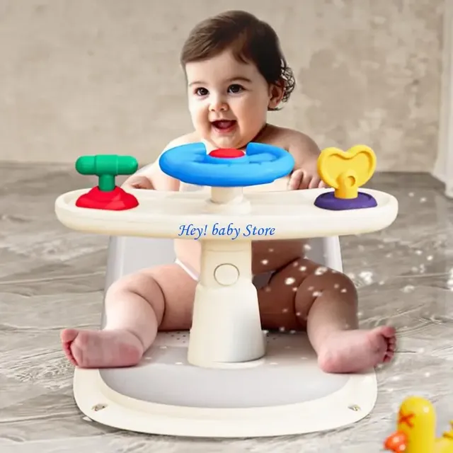 Chaise siège bain bébé antidérapante base ventouses… – vue 2