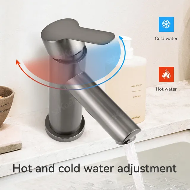 Mélangeur de bain robinet de cuisine en acier inoxydable – vue 3