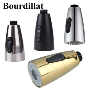 Tête de pulvérisation de robinet noire, buse de cuisine domestique Durable
