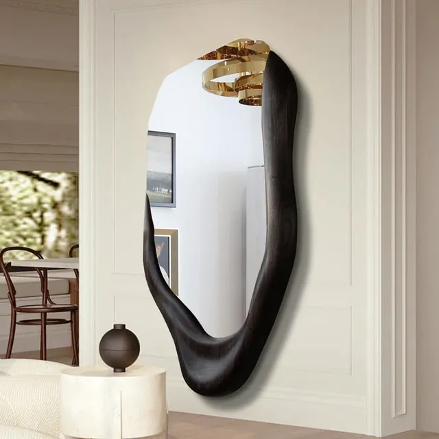 Miroir mural irrégulier salon moderne filles hommes… – vue 3