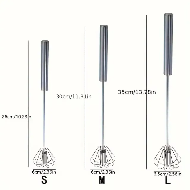 Batteur à œufs en acier inoxydable – vue 6