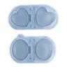 Moule en résine de Silicone ovale/cœur – vue 2