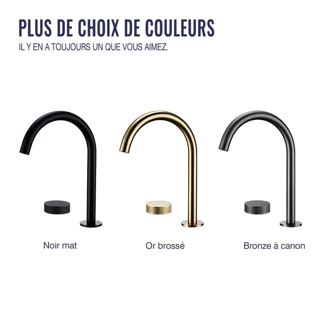 Robinet de lavabo en métal – vue 7