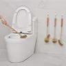Brosse toilette manche long bois ergonomique tête double… – vue 3