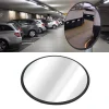 Miroir de sécurité incurvé, support robuste, miroir convexe rond d&rsquo;intérieur avec support mural pour Garage, magasin, entrepôt, Parking