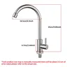 Robinet cuisine inox brossé monocommande monotrou bec… – vue 7