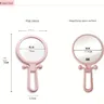 Miroir de maquillage grossissant brillant – vue 5