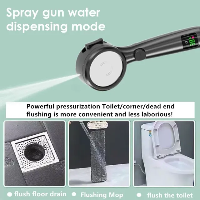 Pommeau de douche à économie d'eau – vue 5