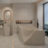 Baignoire élégante autoportante – vue 2