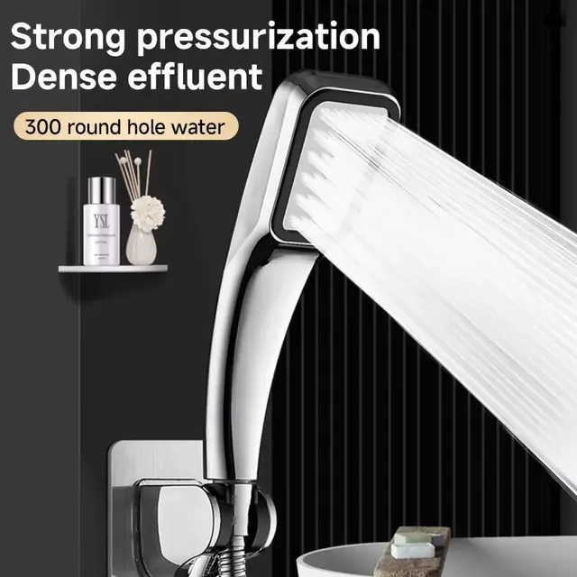 Pommeau de douche pressurisé à 300 trous – vue 2
