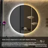 Miroir de salle de bains rond d'hôtel de mode – vue 5