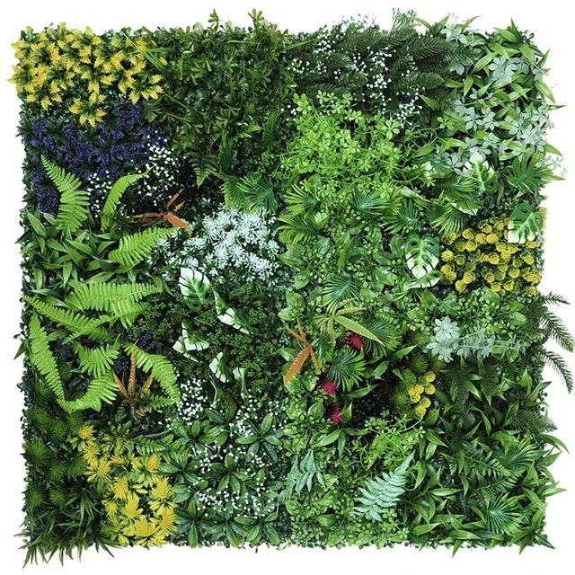 Panneau mural de plantes artificielles 3D 50x50CM – vue 5