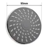 Pommeau douche mural pluie rond chrome ABS buse… – vue 3